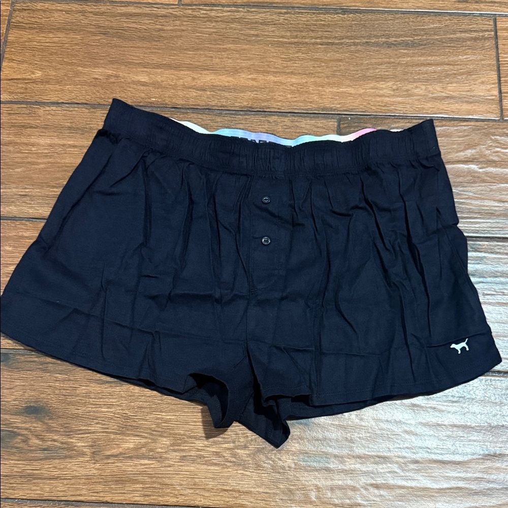 PINK Victoria's Secret Black Athletic Shorts